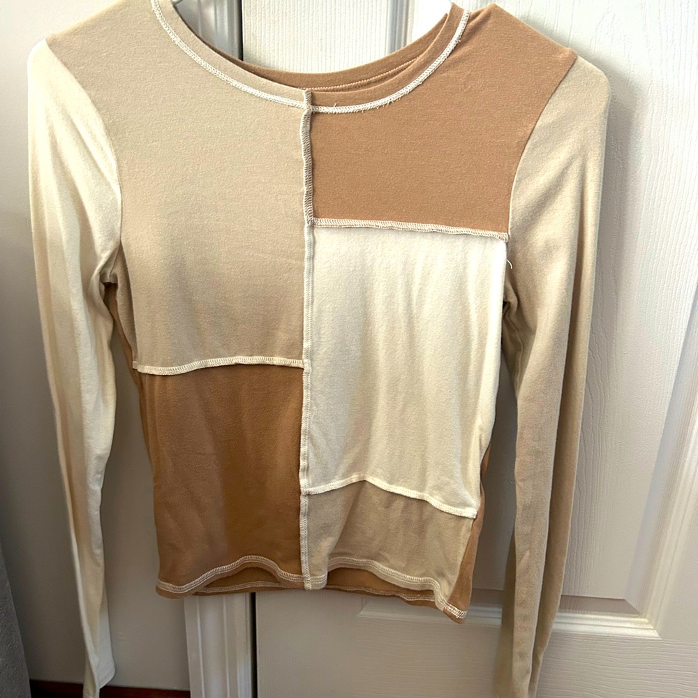 Hollister baby tee long sleeve shirt